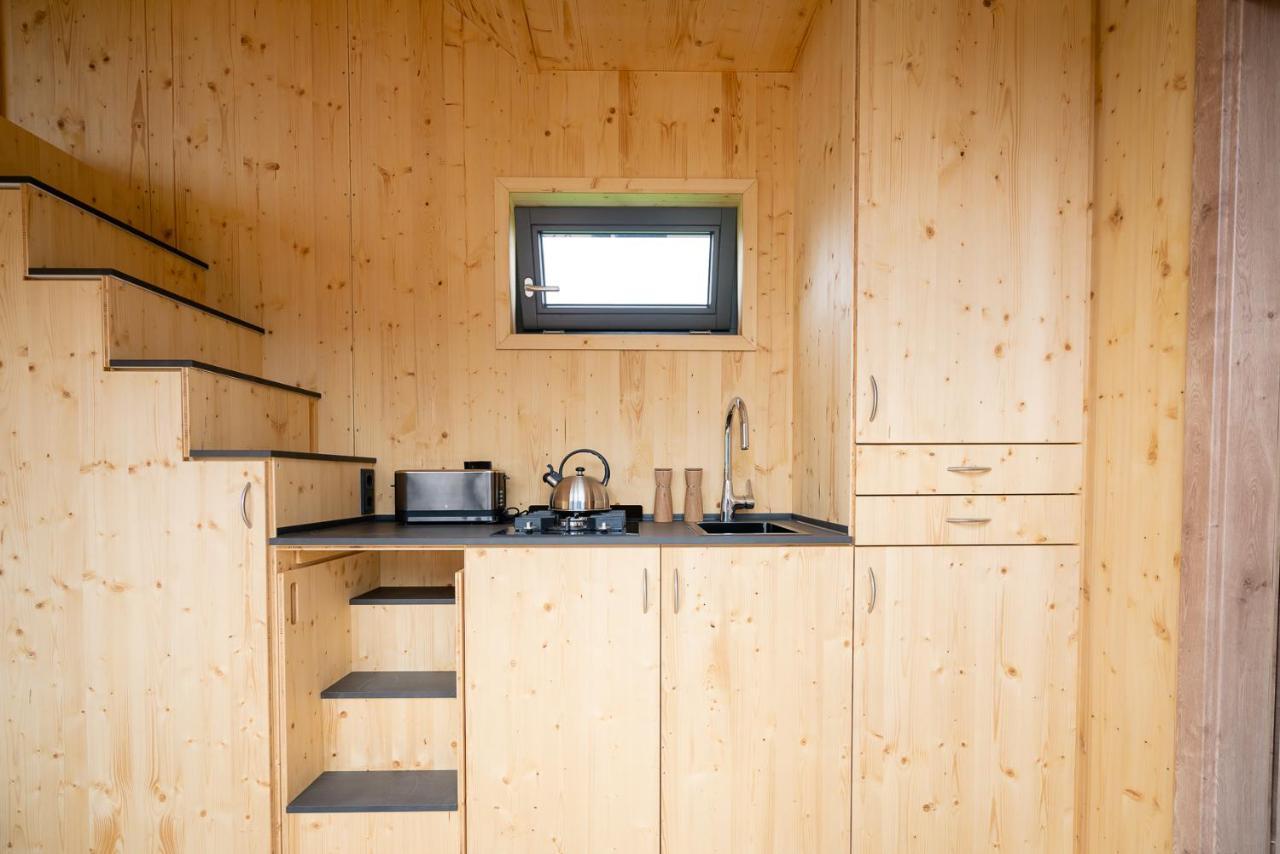 Tiny House Nature 2 Innenlage - Green Tiny Village Harlesiel 카롤리넨시엘 외부 사진