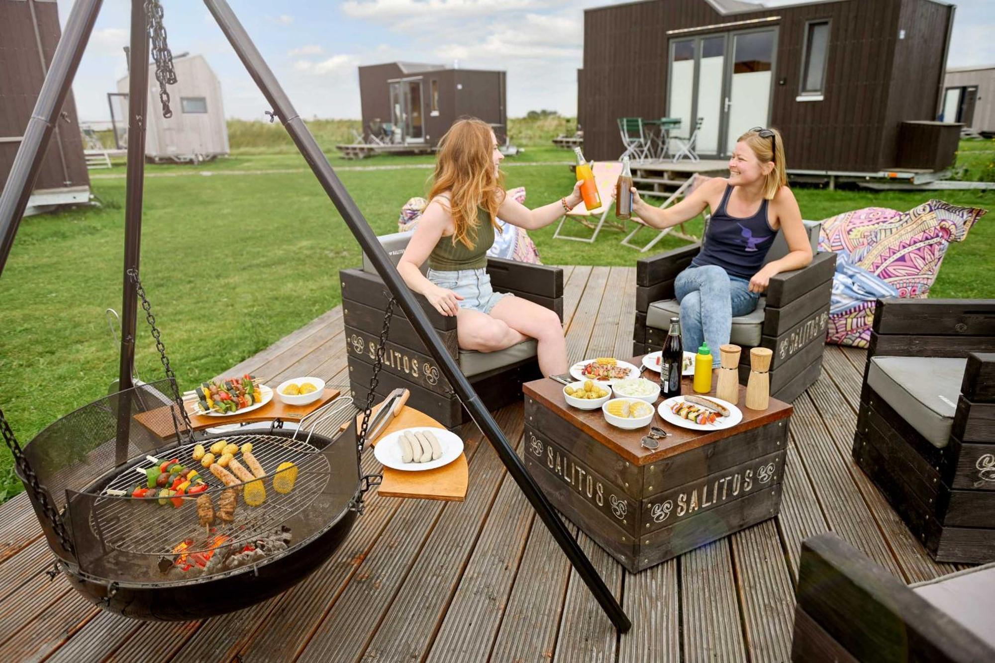 Tiny House Nature 2 Innenlage - Green Tiny Village Harlesiel 카롤리넨시엘 외부 사진